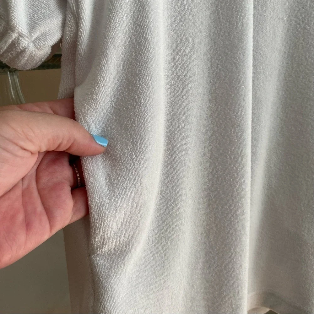 Emily Mccarthy White Terrycloth Lil Poppy Swim Cover Up Dress 4t
